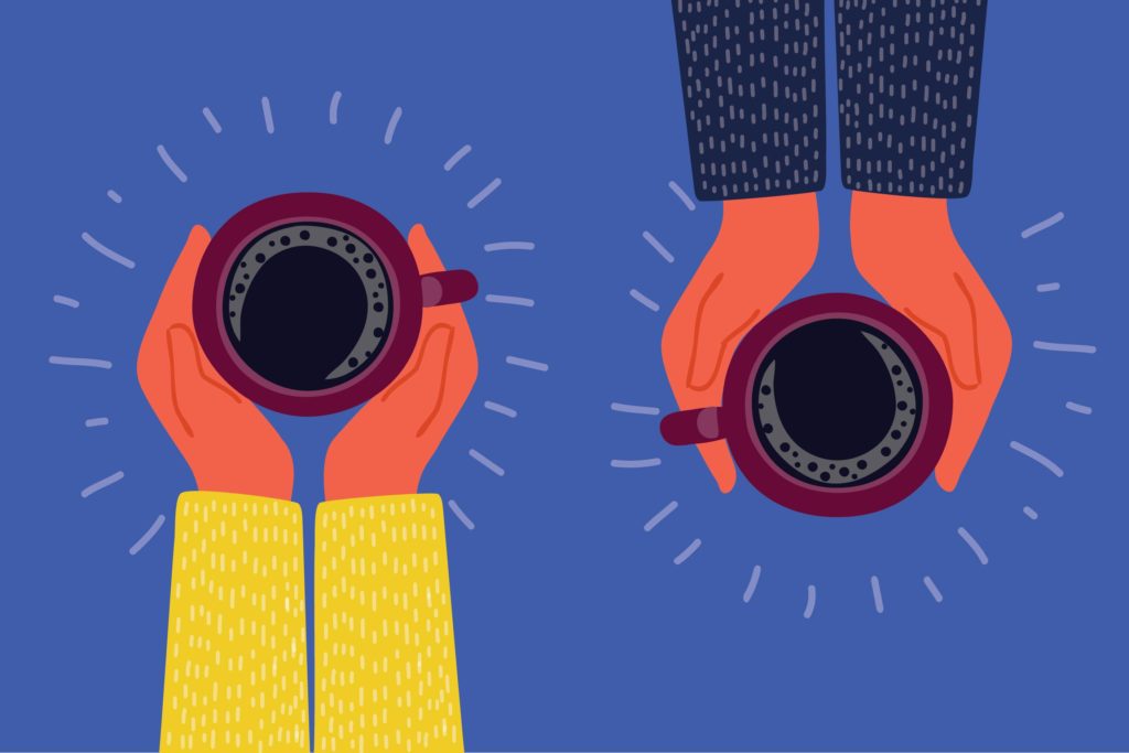 modern sbc branding mug to mug